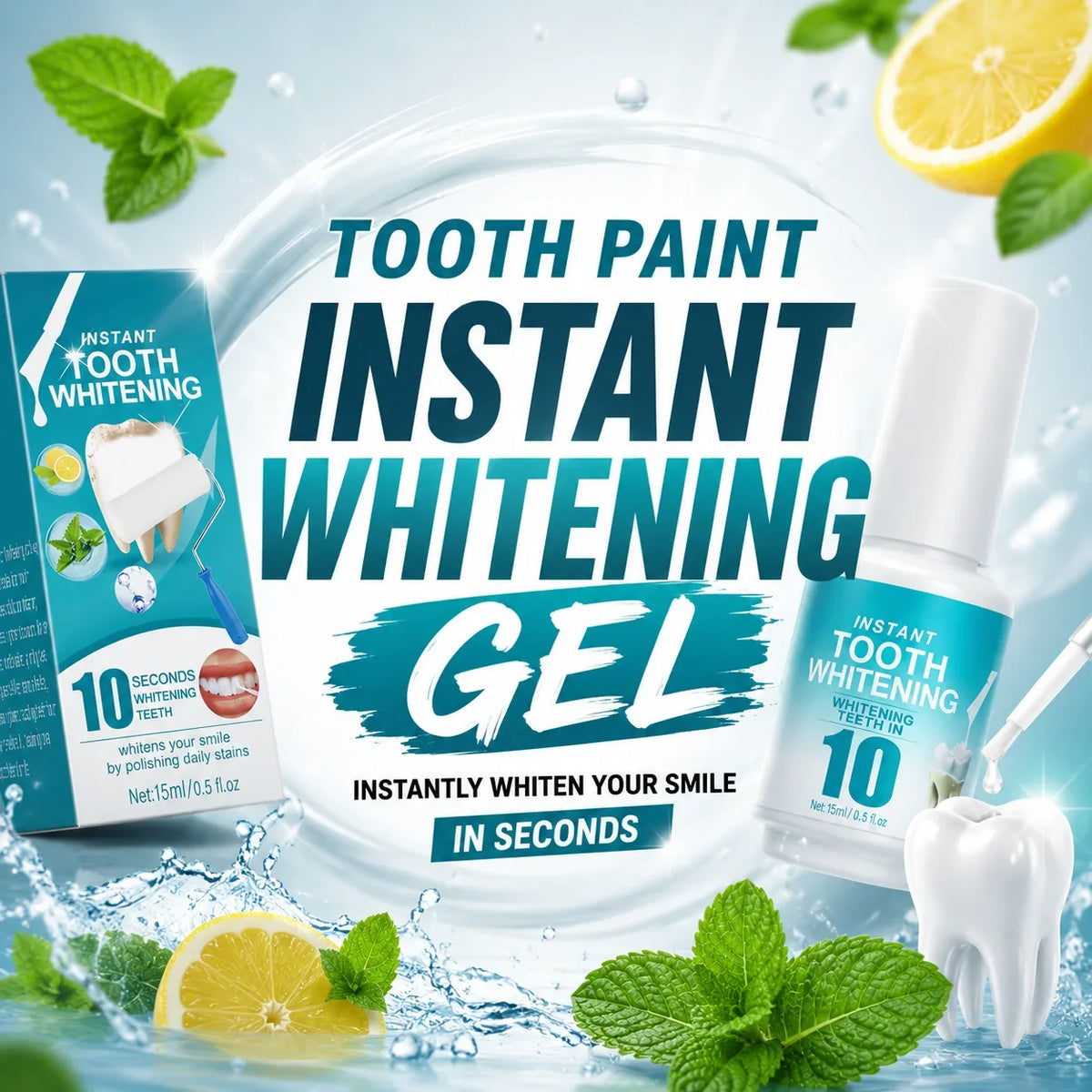 Tooth Paint Instant Whitening Gel