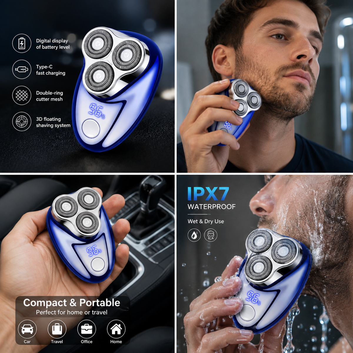 Portable Mini Electric Shaver