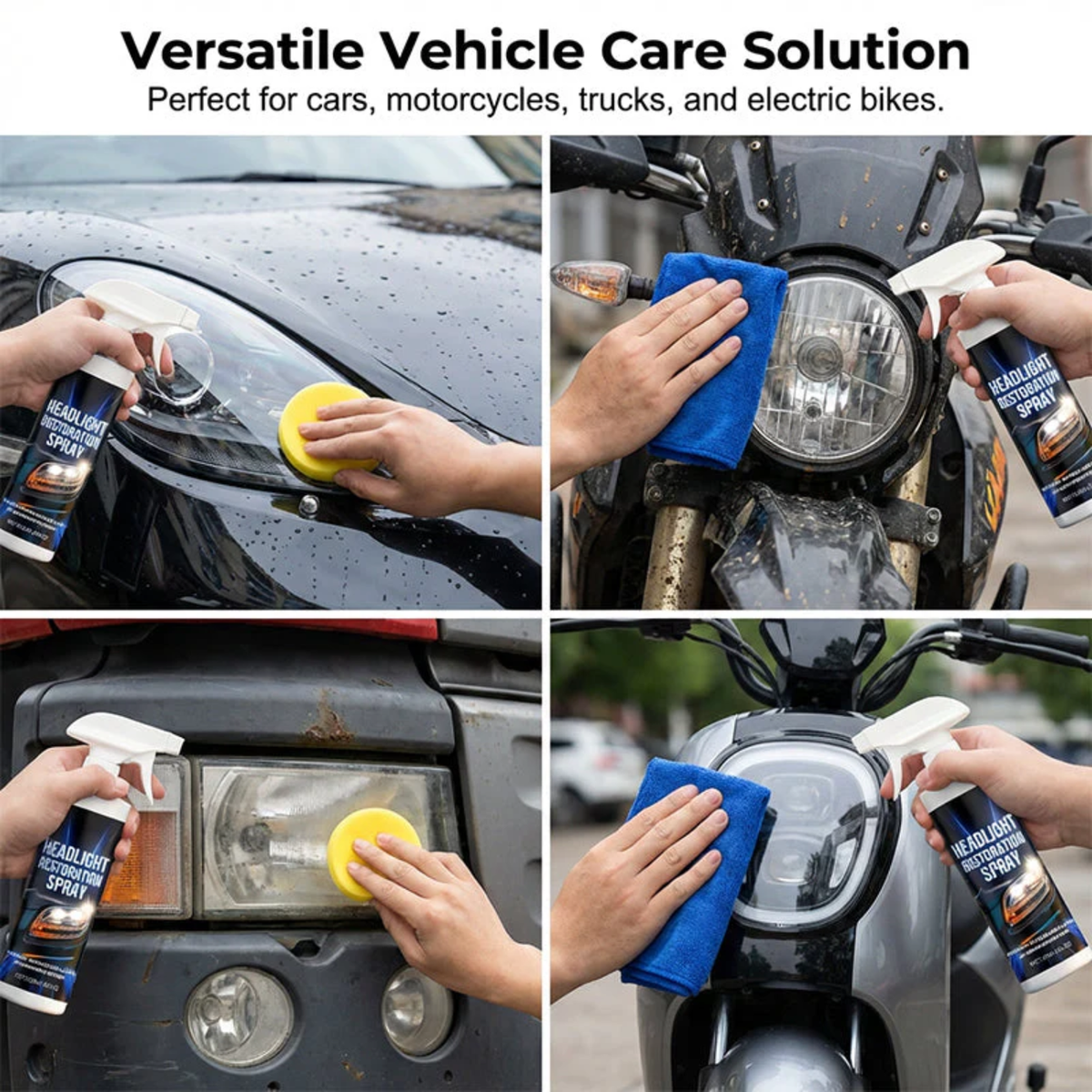 Car Headlight Repair Spray