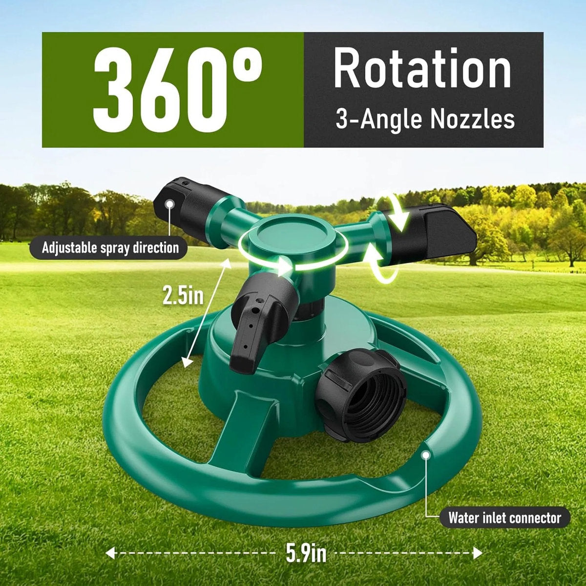 Rotating Adjustable Water Sprinkler